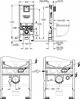 Σκελετός Grohe RAPID SLX για WC 3σε1 6L H1,13