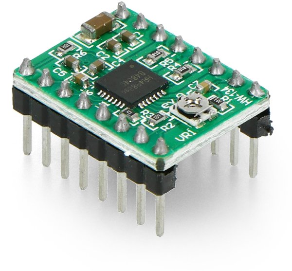 Sterownik silnika krokowego A4988 RepRap - zielony}