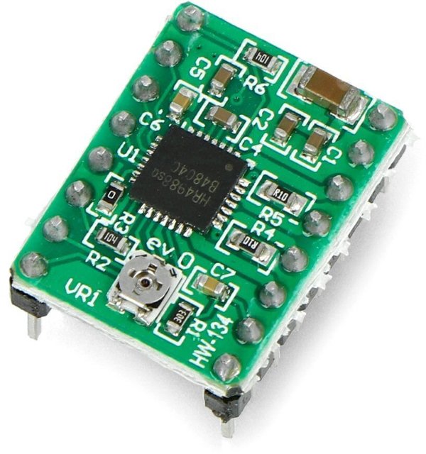 Sterownik silnika krokowego A4988 RepRap - zielony}