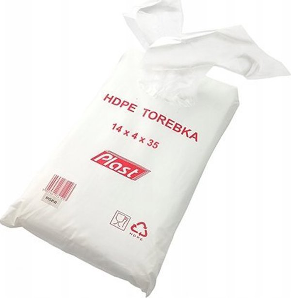 Stella Διαφανείς Σακούλες Τροφίμων HDPE, 14x4x35cm, 1000 Τεμάχια