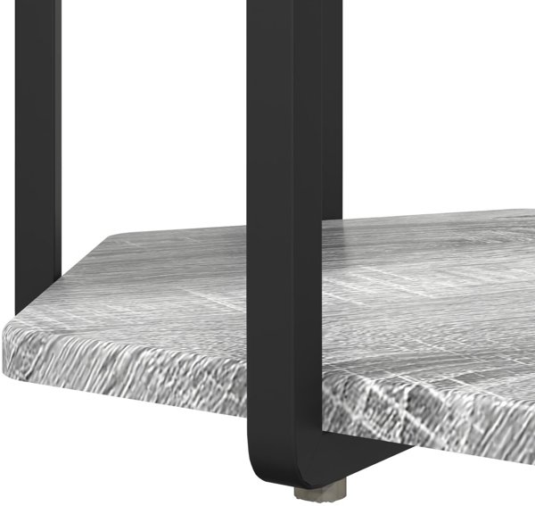 Trapetzia Telika vidaXL Gkri-Sonoma Synthitiko Ksulo, Metalllo Mikro