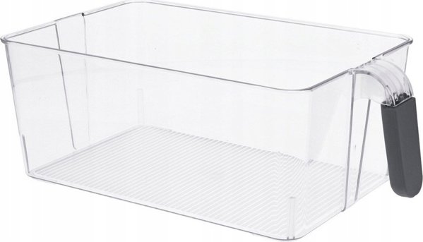 Storage Solutions Οργανωτής Ψυγείου με Λαβή, Διαφανής Θήκη Αποθήκευσης Τροφίμων, 31x18x11 cm