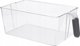 Storage Solutions Οργανωτής Ψυγείου με Λαβή, Διαφανής Θήκη Αποθήκευσης Τροφίμων, 31x18x11 cm