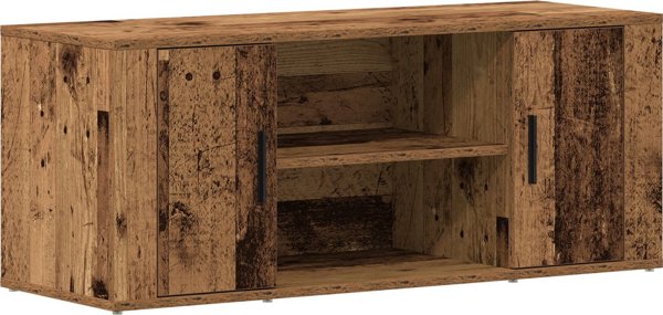Mesa TV vidaXL MDF madera envejecida
