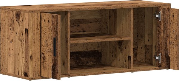 Mesa TV vidaXL MDF madera envejecida