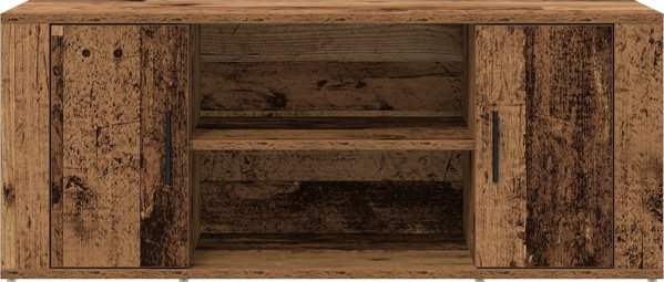 Mesa TV vidaXL MDF madera envejecida