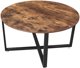 Stolik niski kawowy loft 88cm okragly