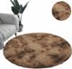 Strado Στρογγυλό Χαλί Ombre 200x200 OmbreCoffee Καφέ