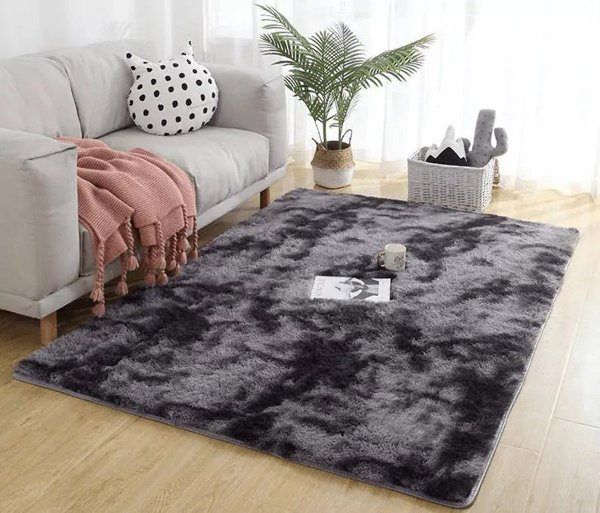 Strado Dywan Ombre Shaggy Strado 300x400 OmbreGrey (Ciemny Szary) uniwersalny