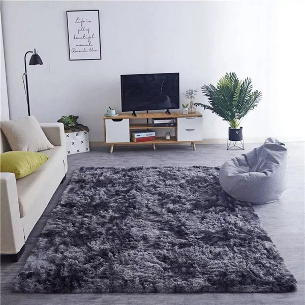 Strado Dywan Ombre Shaggy Strado 300x400 OmbreGrey (Ciemny Szary) uniwersalny