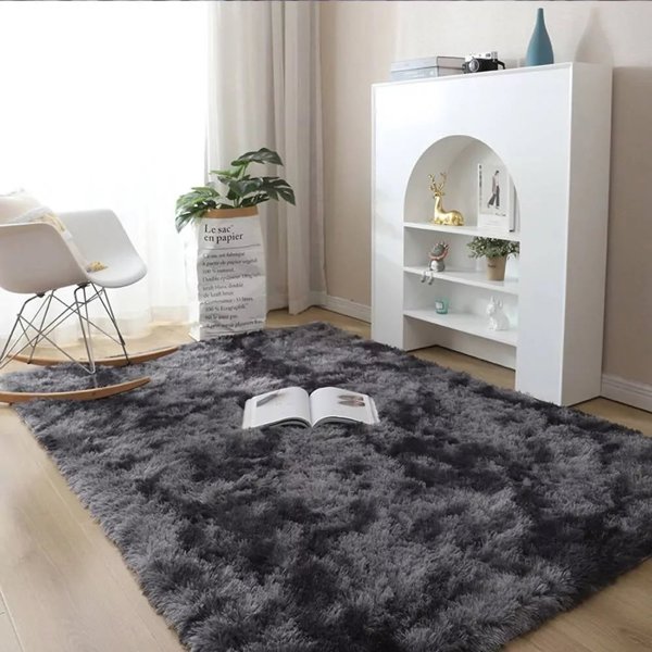 Strado Dywan Ombre Shaggy Strado 300x400 OmbreGrey (Ciemny Szary) uniwersalny