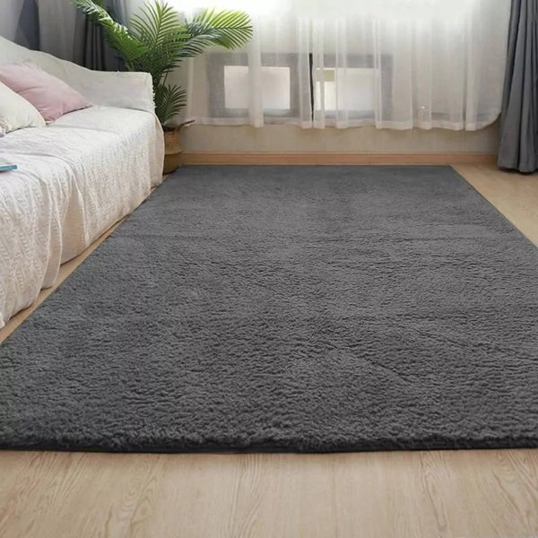 Χαλί Strado Alpaca 200x300cm, Γκρι Μοκέτα Υψηλής Ποιότητας για Σαλόνι και Κρεβατοκάμαρα