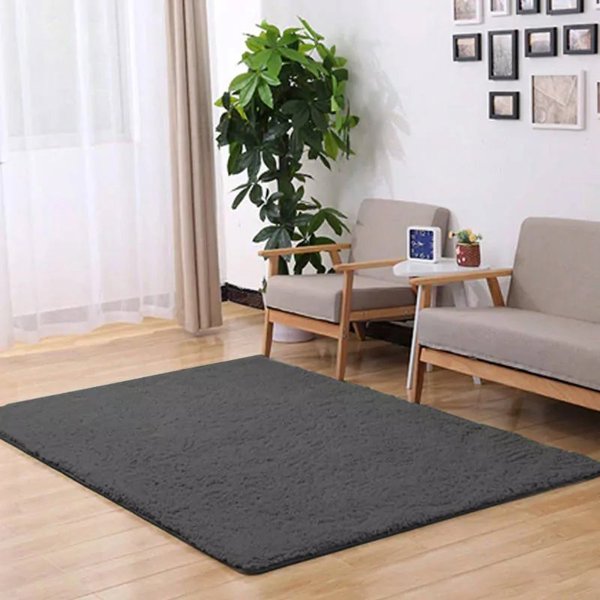 Χαλί Strado Alpaca 200x300cm, Γκρι Μοκέτα Υψηλής Ποιότητας για Σαλόνι και Κρεβατοκάμαρα