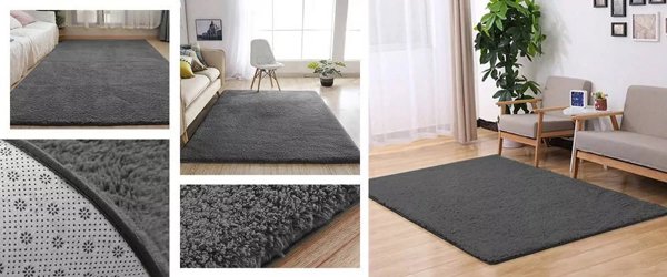 Χαλί Strado Alpaca 200x300cm, Γκρι Μοκέτα Υψηλής Ποιότητας για Σαλόνι και Κρεβατοκάμαρα