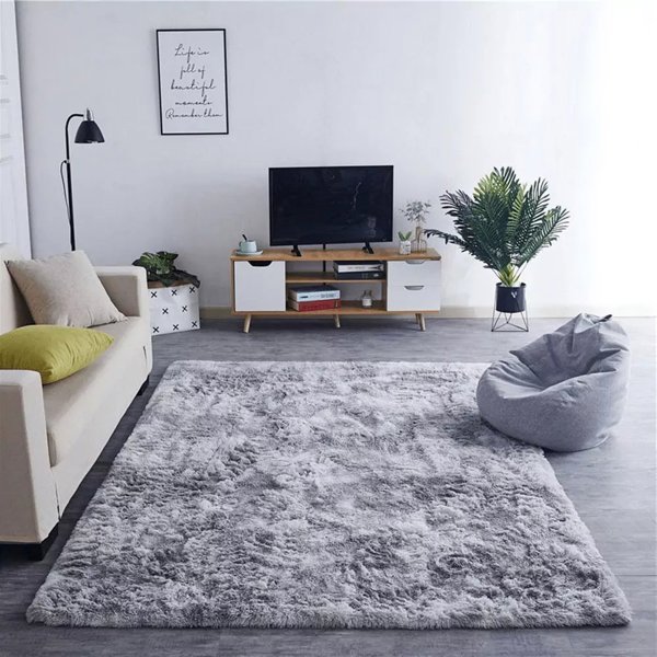 Χαλί Ombre Shaggy Strado 250x350 OmbreSilver (ανοιχτό γκρι) universal