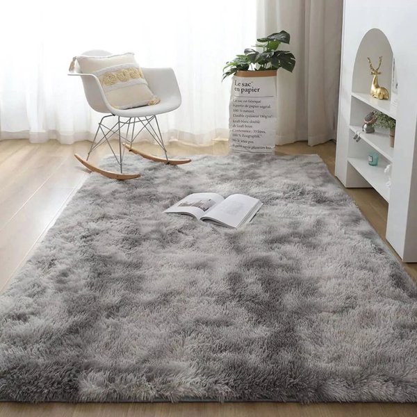 Χαλί Ombre Shaggy Strado 250x350 OmbreSilver (ανοιχτό γκρι) universal