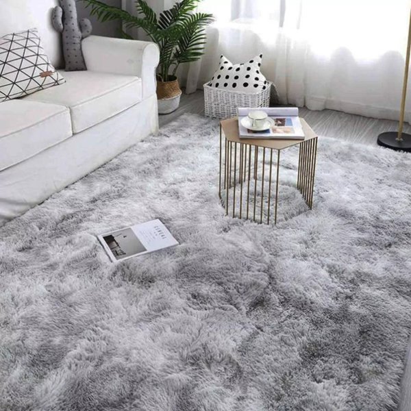 Χαλί Ombre Shaggy Strado 250x350 OmbreSilver (ανοιχτό γκρι) universal