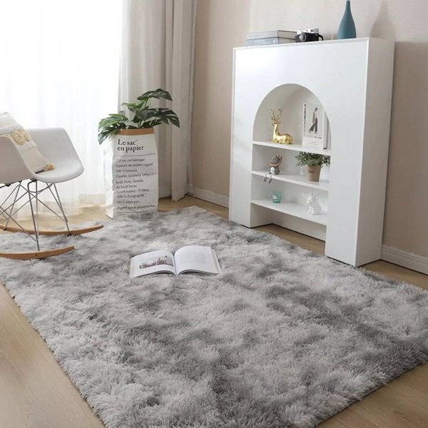 Χαλί Ombre Shaggy Strado 250x350 OmbreSilver (ανοιχτό γκρι) universal