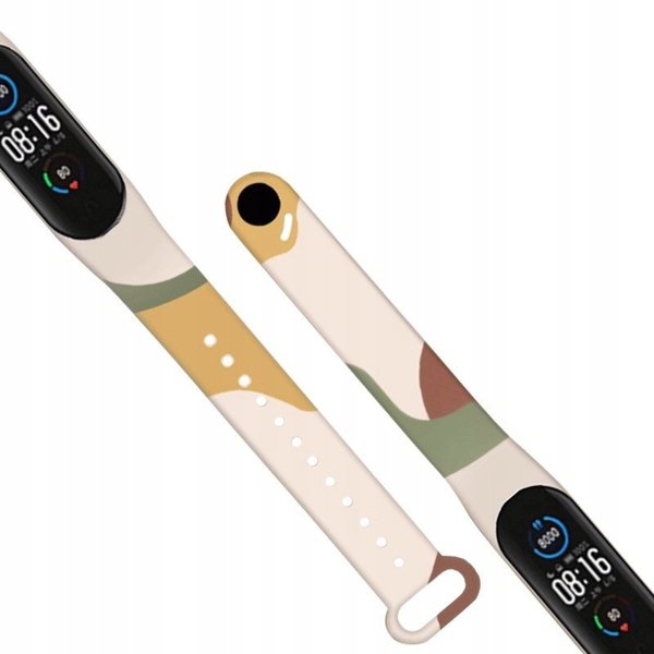 Λουράκι Hurtel για Xiaomi Mi Band 5 / 6 από Σιλικόνη, Wzor 7