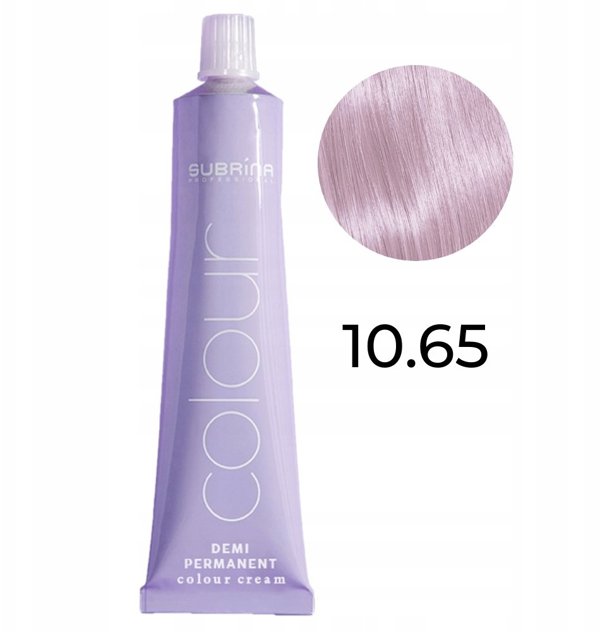 Subrina Professional Subrina Professional, Demi Permanent Colour, Vegan, Demi-Permanent Hair Dye, 10/65 Lightest Blonde Mahogany, 60 ml Unisex