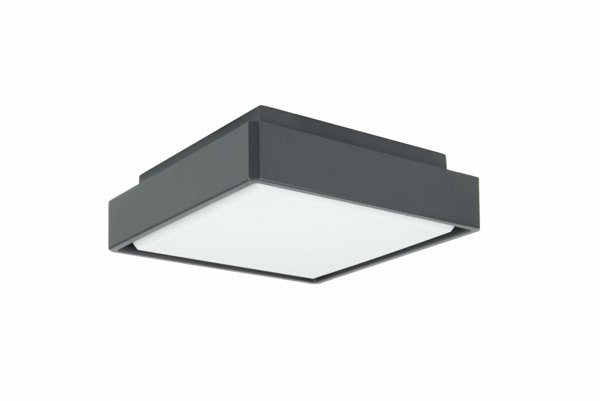 SU-MA SU-MA Beni BN-KW200 plafon lampa sufitowa ogrodowa IP65 1x18W LED 4000K 1069 lm ciemny popiel
