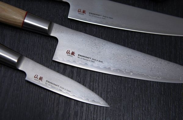 Suncraft Μαχαίρι κουζίνας Suncraft SENZO TWISTED OCTAGON Chef 200 mm [TO-05] πολυχρηστικό