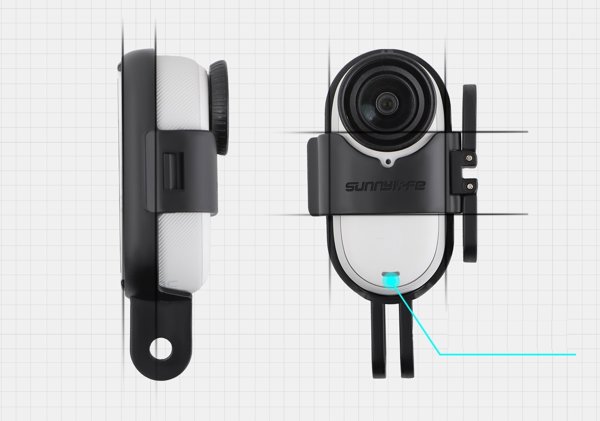 Sunnylife Πλαίσιο Στήριξης Frame Mount για Insta360 Go 3 / Go 3s - Zj843