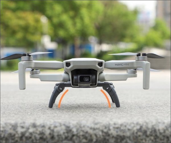 SunnyLife Πόδια Προσγείωσης για DJI Mavic Mini / 2 / SE, Προέκταση Συστήματος Προσγείωσης Drone, Γκρι, LG380-GY
