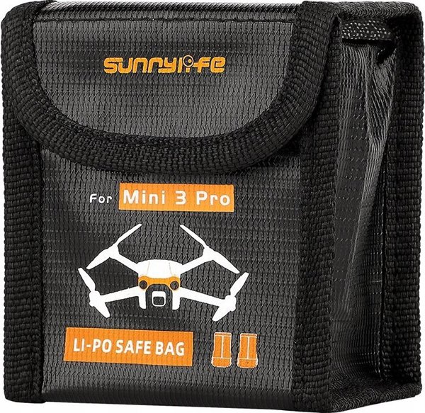 SunnyLife Θήκη Προστασίας Μπαταριών Li-Po για DJI Mini 3 Pro (2 Θέσεις) - Πυρίμαχη Fiberglass