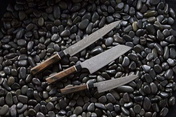 Suncraft Μικρό μαχαίρι κουζίνας Suncraft SENZO BLACK Santoku 143 mm [BD-03] πολυλειτουργικό