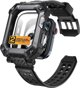 Supcase Θηκη + Θωρακισμένο Γυαλι APPLE WATCH 4 / 5 / 6 / 7 / 8 / SE ( 44 / 45 MM) Supcase Unicorn Beetle Pro & Tempered Glass μαυρο