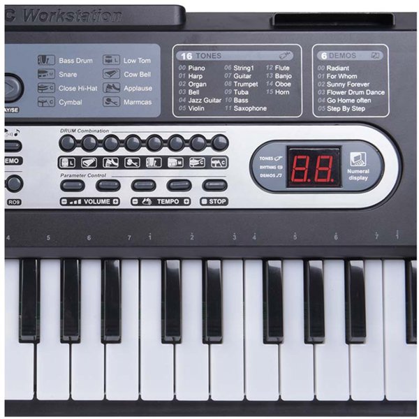 SUPRIMO 6119 KEYBOARD klawisze organy z mikrofonem