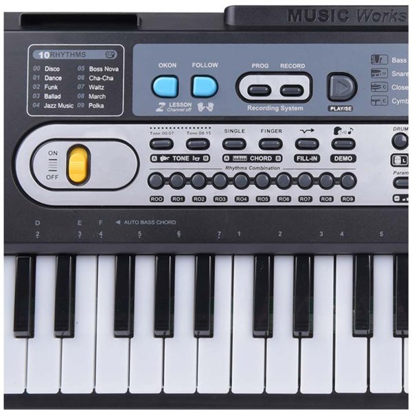 SUPRIMO 6119 KEYBOARD klawisze organy z mikrofonem