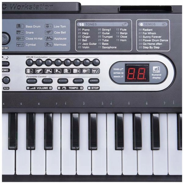 SUPRIMO 6119 KEYBOARD klawisze organy z mikrofonem