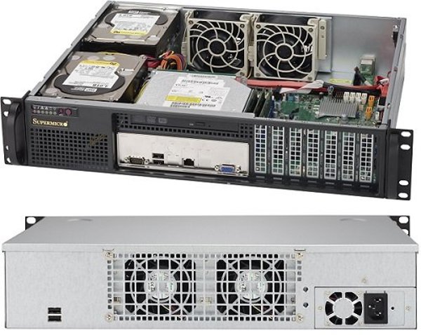 Supermicro Gehäuse SuperChassis 2U CSE-523L-505B