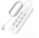Surge Protection w. USB C 8 Outlet Dual