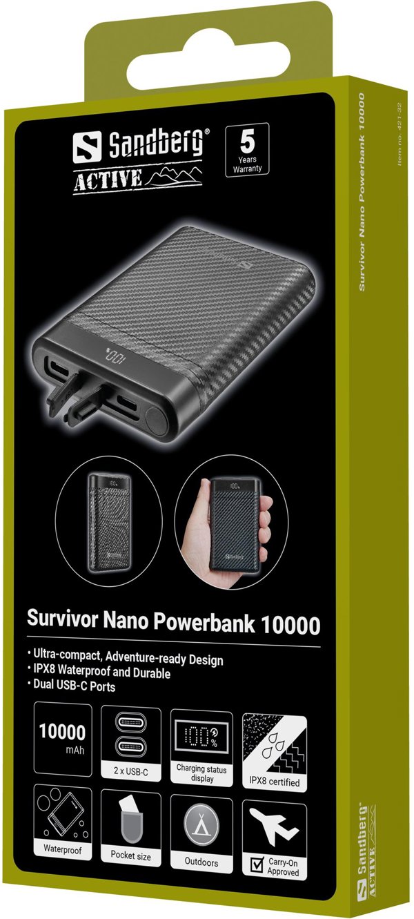 Survivor Nano Powerbank 10000