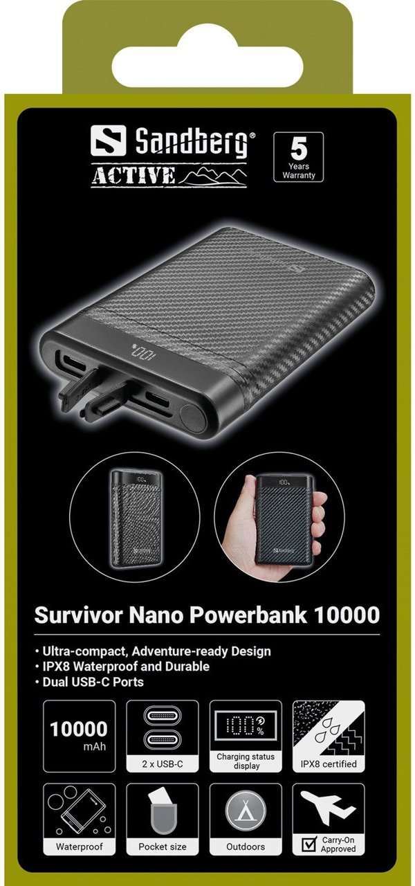 Survivor Nano Powerbank 10000