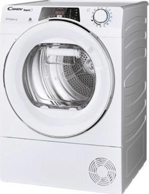 Στεγνωτήριο Candy Candy ROE H10A2TCEX-S Ενεργειακή κλάση A++, Μπροστινή φόρτωση, 10 kg, LED, Βάθος 58.5 cm, Λευκό