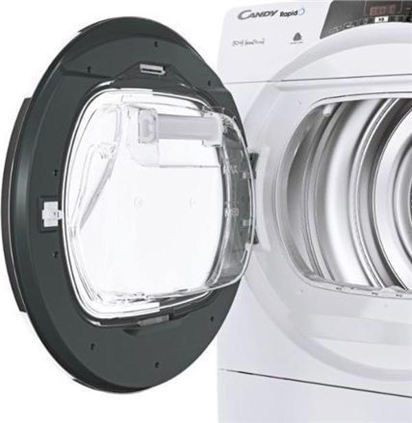 Στεγνωτήριο Candy Candy ROE H10A2TCEX-S Ενεργειακή κλάση A++, Μπροστινή φόρτωση, 10 kg, LED, Βάθος 58.5 cm, Λευκό