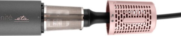 Eta Fenité ETA032390000 Hot Air Styler, 1400W, Στεγνωτήριο και Μπικουτί με Ιονισμό, 3 Επίπεδα Θέρμανσης, Γκρι