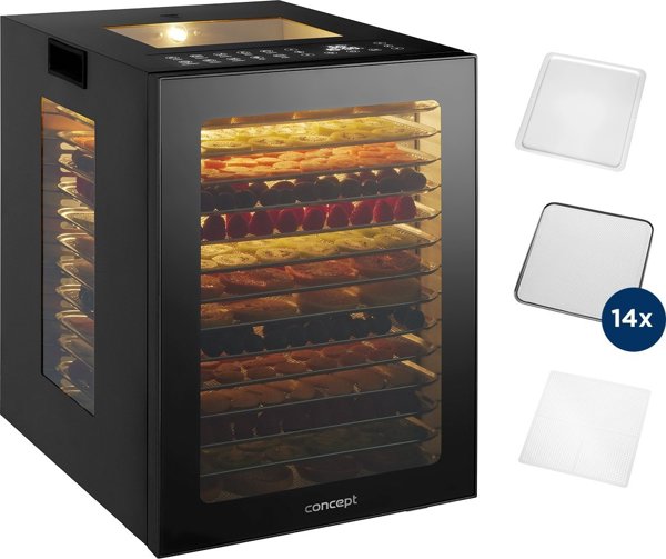 Suszarka Concept για Αποξήρανση Τροφίμων 14 Σχάρες 850W SO5000