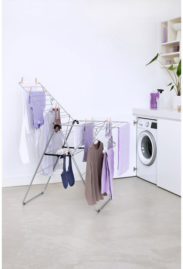 Brabantia HangOn Απλώστρα Ρούχων 20m, Γκρι, 403422