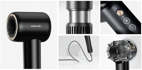 Suszarka BaByliss Suszarka do włosów COSHARE SuperFlow1    PRO HD10E czarny