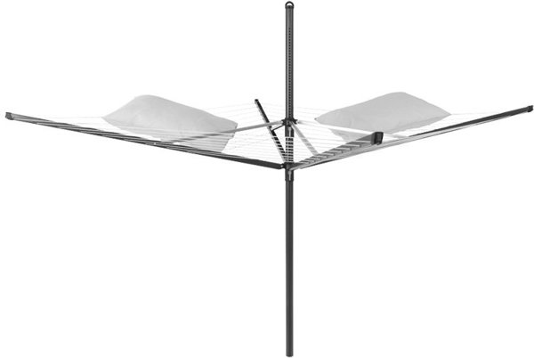 Απλώστρα Κήπου Brabantia Lift-O-Matic 290503, Περιστρεφόμενο Στεγνωτήριο Ρούχων με Ρυθμιζόμενο Ύψος