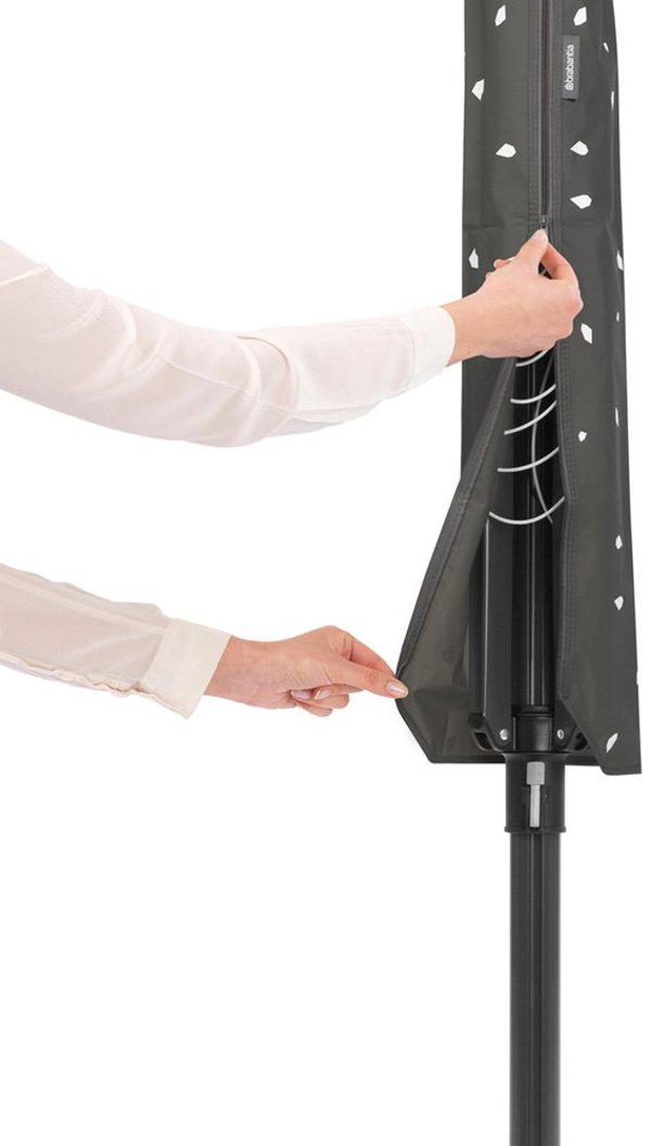 Απλώστρα Κήπου Brabantia Lift-O-Matic 290503, Περιστρεφόμενο Στεγνωτήριο Ρούχων με Ρυθμιζόμενο Ύψος