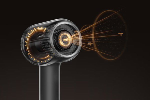 Πιστολάκι Μαλλιών MOVA Shine 20 Ασημί με 3 Ακροφύσια 1800W και Ιονισμό