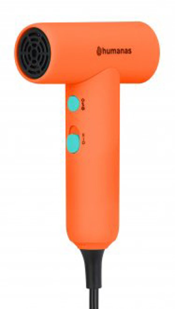 Suszarka do wlosow Humanas AirTouch HD-AT03 mini pomaranczowa