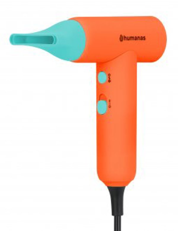 Suszarka do wlosow Humanas AirTouch HD-AT03 mini pomaranczowa