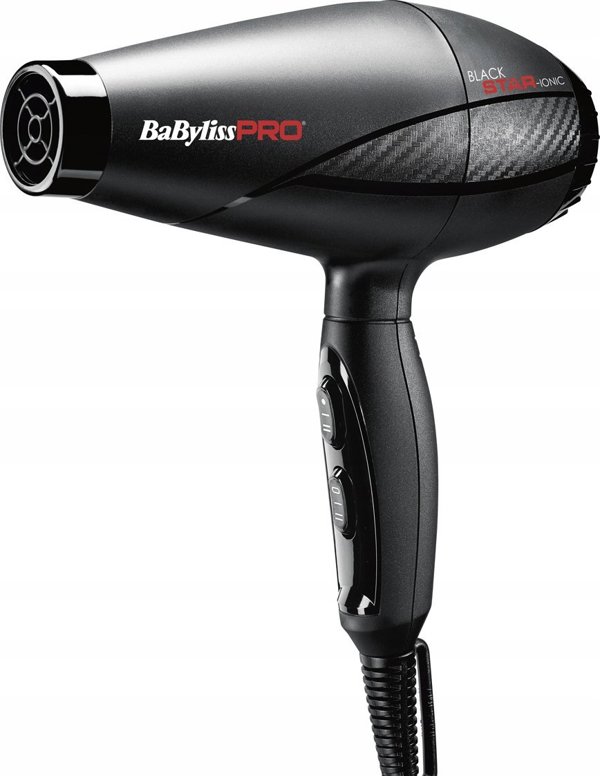 BaBylissPRO Black Star Ionic BAB6250IE Επαγγελματικό Πιστολάκι Μαλλιών 2200W, Μαύρο